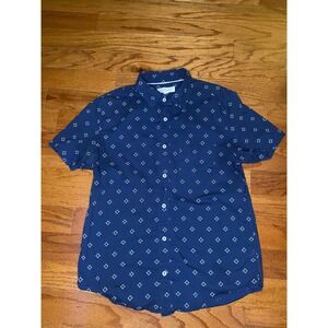 Aeropostale Navy Button Up Shirt‎ Size Medium